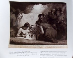 Mestres da Gravura, B. Nacional, Biblioteca Mário VII-073.302 Too1m (1). BENJAMIN SMITH (1754-1833). The Infant Shakespeare Attended... Pontilhado, 50,7 X 64,6cm